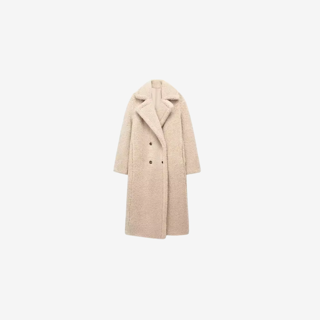KISSENIA | Luxe Teddy Long Coat