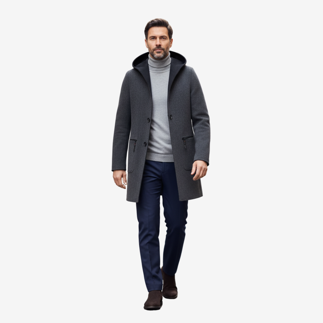 KISSENIA | Haven Hooded Wool Coat