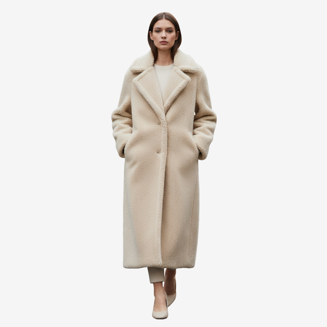 KISSENIA | Luxe Teddy Long Coat