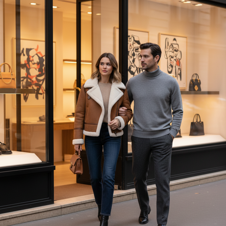 KISSENIA | Aspen Shearling Jacket