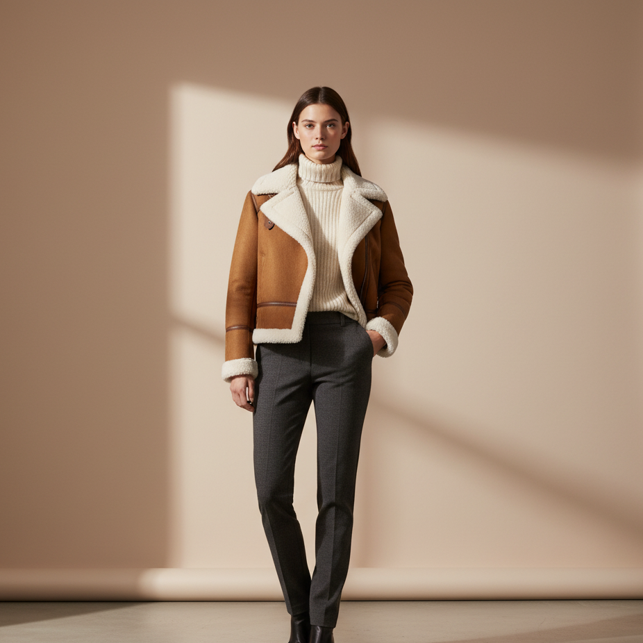 KISSENIA | Aspen Shearling Jacket