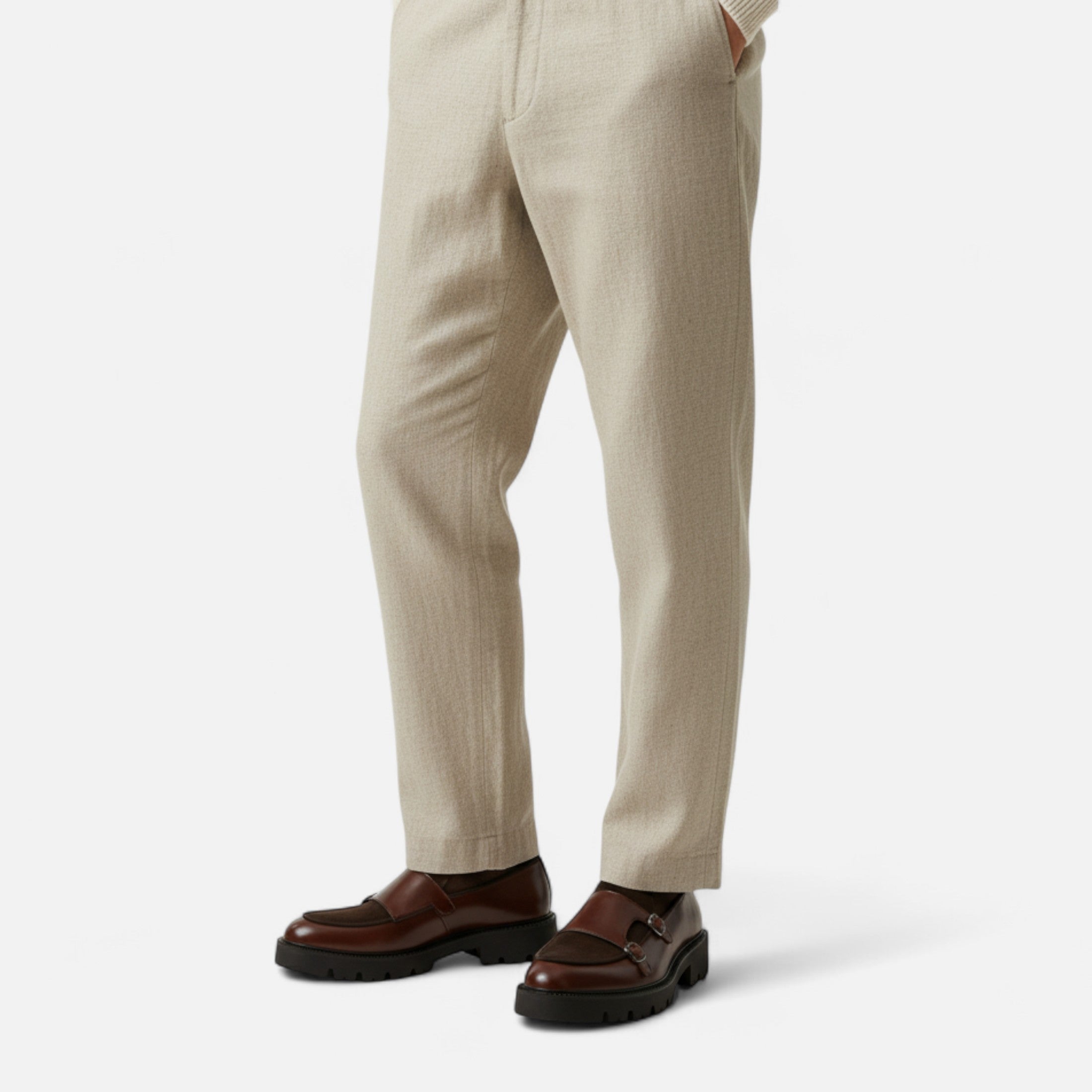 KISSENIA | Brown Classic Loafers