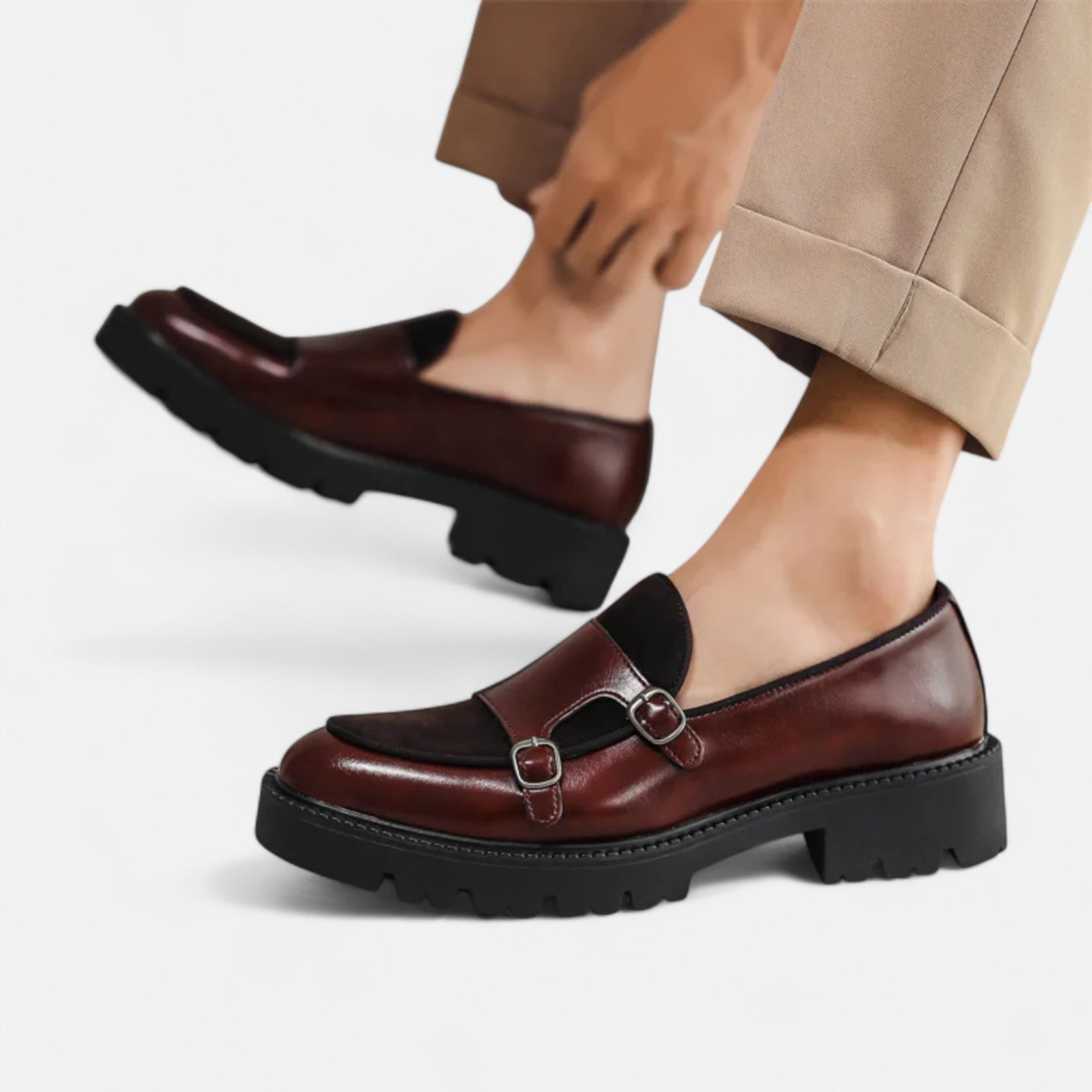 KISSENIA | Brown Classic Loafers