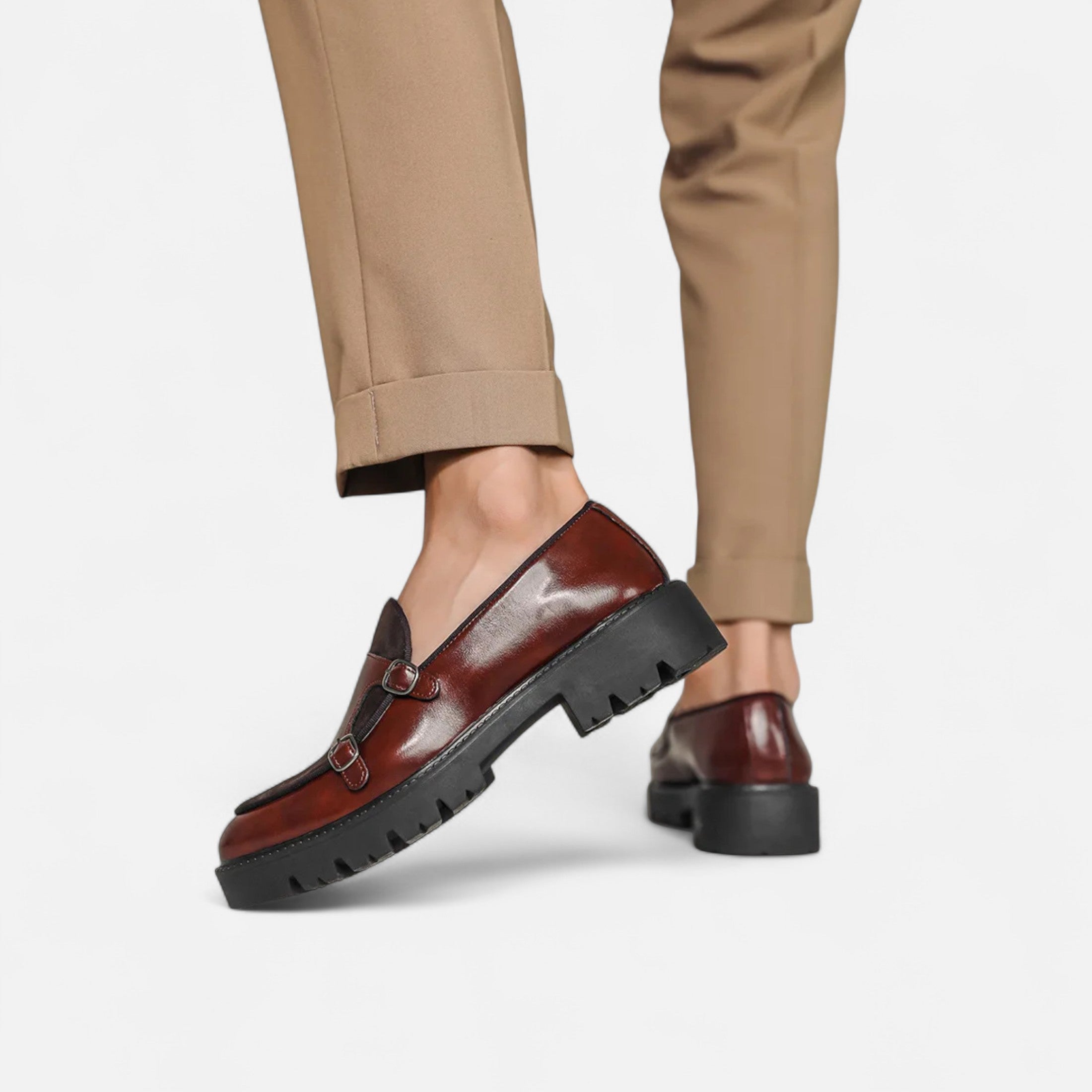 KISSENIA | Brown Classic Loafers